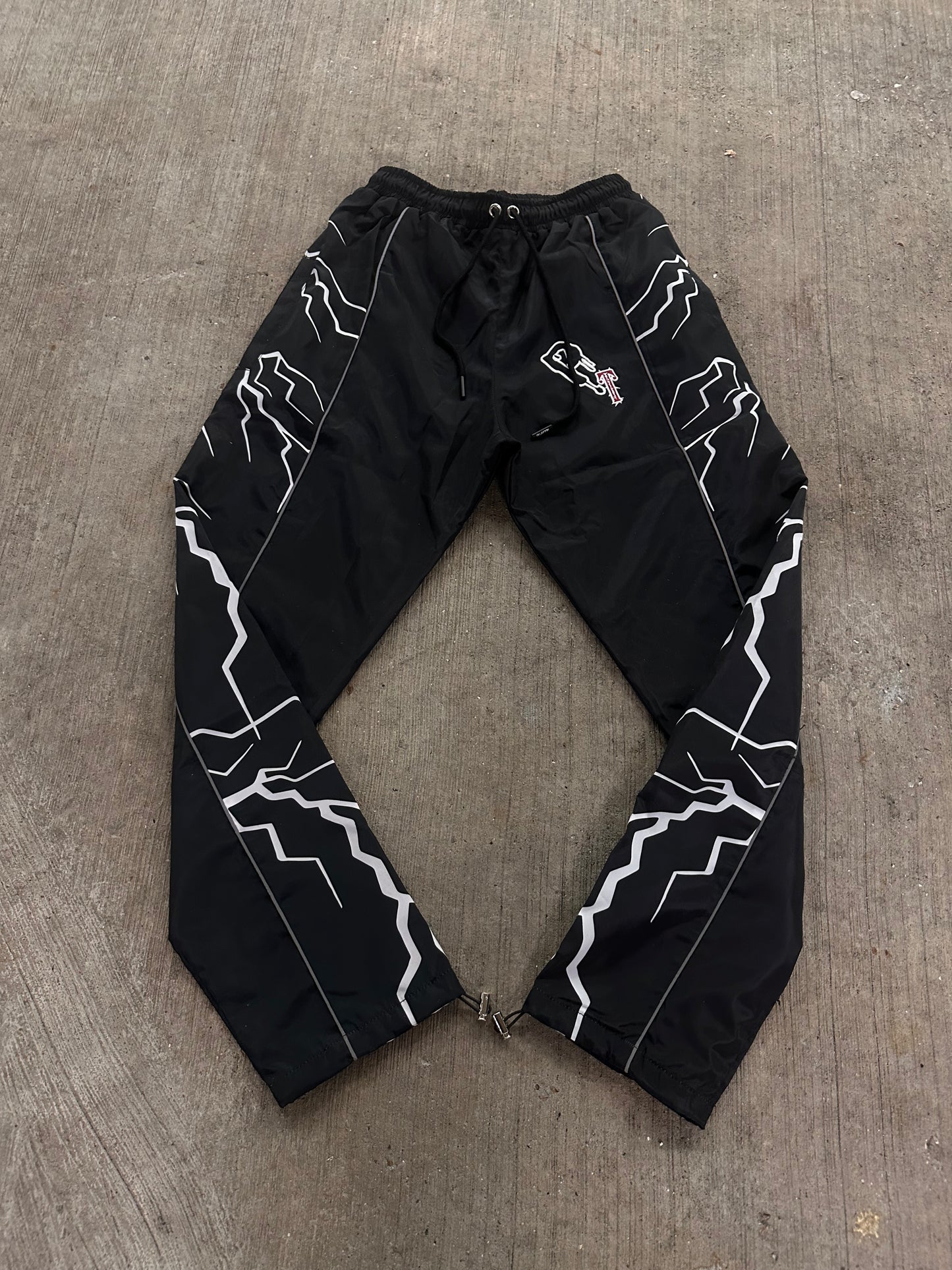 Black and white Reflective tracksuit