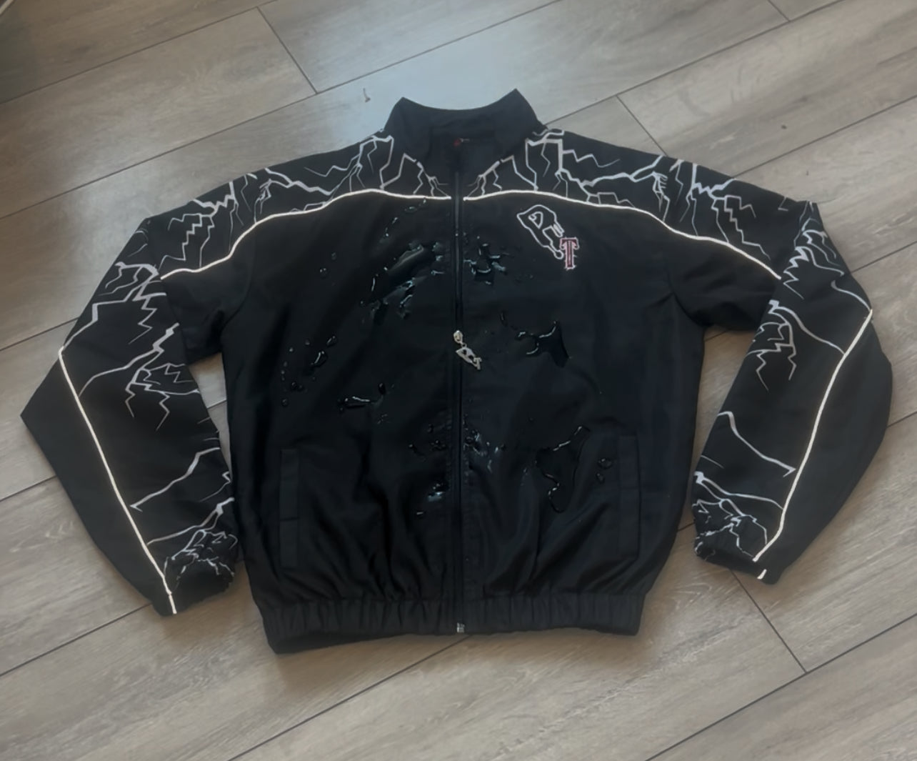 Black and White reflective Jacket