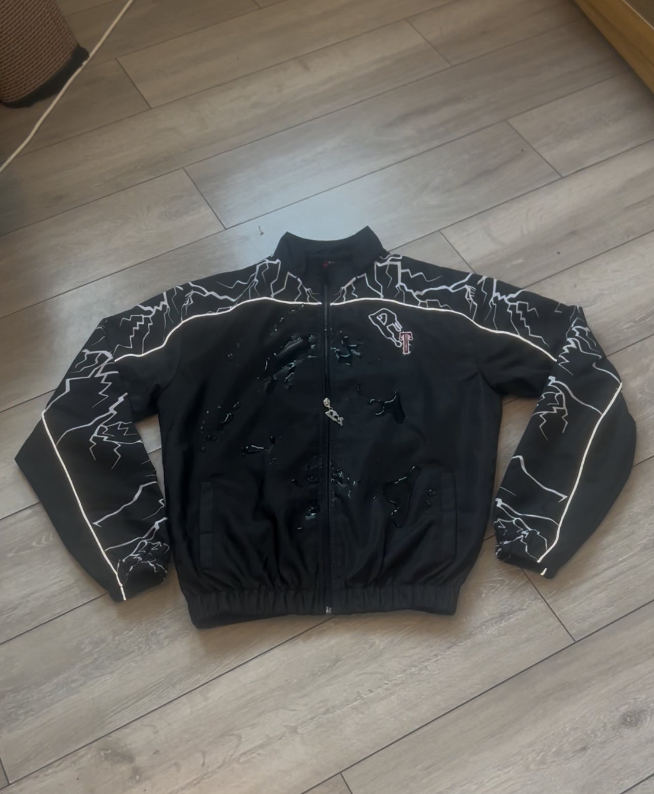 Black and white Reflective tracksuit